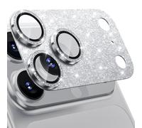 WSKEN pour iPhone 17 Pro Protège-objectif d'appareil photo - Plaque métallique mate de grade militaire, protection d'écran en verre trempé 9H incassable, accessoires anti-traces de doigts, résistants