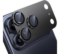 WSKEN pour iPhone 17 Pro Protège-objectif de caméra - Film de protection d'écran en verre trempé 9H de grade militaire anti-éclatement, plaque métallique mate, anti-traces de doigts, résistant aux
