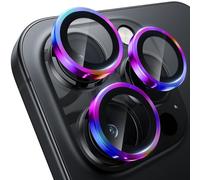 WSKEN Protecteur d'objectif d'appareil photo pour iPhone 16 Pro/iPhone 16 Pro Max - [Gardez la prise de vue originale] incassable Ultra HD 9H en verre trempé protecteur d'écran d'appareil photo anneau