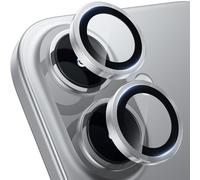 WSKEN Protecteur d'objectif d'appareil photo pour iPhone 17/16/16 Plus - [Gardez la prise de vue originale] Protecteur d'écran en verre trempé incassable 9H pour appareil photo avec anneau en métal