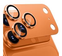 WSKEN Protecteur d'objectif d'appareil photo pour iPhone 17 Pro - [Qualité militaire incassable] [Forte adhérence] Protection d'écran en verre trempé en alliage d'aluminium pour appareil photo, titane