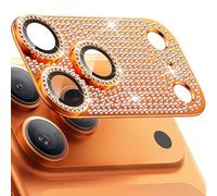 WSKEN Protection d'objectif d'appareil photo pour iPhone 17 Pro - Plaque en métal mat de qualité militaire incassable en verre trempé 9H, protection d'écran, accessoires, anti-empreintes digitales