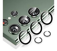 WSKEN Protection d'objectif d'appareil photo Samsung Galaxy S23 Ultra - Mode prise de vue nocturne - Résistant aux rayures - En verre trempé HD - Accessoires de protection d'écran