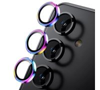 WSKEN Protection d'objectif d'appareil photo Samsung Galaxy S24 Plus - Mode prise de vue nocturne - Résistant aux rayures - En verre trempé HD - Accessoires de protection d'écran