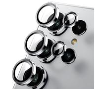 WSKEN Protection d'objectif d'appareil photo Samsung Galaxy S24 Ultra - Mode prise de vue nocturne - Résistant aux rayures - En verre trempé HD - Accessoires de protection d'écran