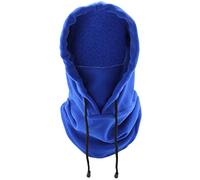 WSLCN Cagoule Polaire Coupe-Vent Masque de Ski Thermique Unisexe Chaud Couvre-Visage Respirant Cache-Cou Épais pour Sports de Plein Air d'hiver (Bleu)