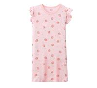 WSLCN Fille Chemise de Nuit Filles à Manches Courte en Coton Eté Enfant Mignon Pyjama Robe de Nuit Nuisette Vêtement de Nuit Sleepwear 5-6 Ans E