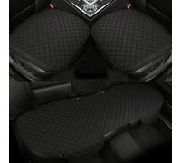 WSLZMM Ensembles Housses de Siège Voiture pour MG EHS 2018-2022, Coussin Sieges Respirant Antidérapant Auto Couvre Sieges Protection Accessoires Interieur,A-Black-Full Set