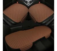 WSLZMM Ensembles Housses de Siège Voiture pour Porsche Cayenne Coupe, Coussin Sieges Respirant Antidérapant Auto Couvre Sieges Protection Accessoires Interieur,A-Brown-Full Set