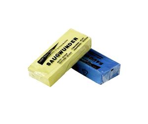 WSM - 3 Éponges Absorbantes Extra Puissantes - Bloc d'Aspiration des Liquides - Biologique - Durable - Économique - PVA de qualité SAUGWUNDER - Éponges de Couleur Jaunes ou Bleues - 17 x 7 x 3 cm