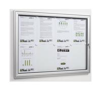 WSM Vitrine de porte battante 8 x DIN A4 B930xH680mm cadre rectangulaire p. l'int. W Quantité:1