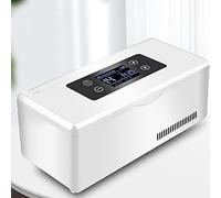 WSMYGS Boîte réfrigérée à insuline pour réfrigérateur, boîte réfrigérée portable pour garder le diabète au frais pendant environ 8 à 36 heures, refroidisseur à insuline à 2 batteries