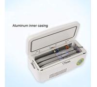 WSMYGS Refroidisseur rechargeable portatif de congélateur d'insuline de boîte de réfrigérateur d'insuline, petit réfrigérateur DC + AC, contrôle intelligent de la température/type un refroidisseur