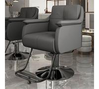 WSNCXFW Fauteuil de Coiffure pour Salon de Coiffure, équipé d'une Pompe hydraulique Robuste, réglable en Hauteur et pivotant à 360°, idéal pour Les Salons de Coiffure et Les spas.,F