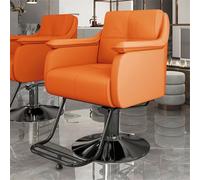 WSNCXFW Fauteuil de Coiffure pour Salon de Coiffure, équipé d'une Pompe hydraulique Robuste, réglable en Hauteur et pivotant à 360°, idéal pour Les Salons de Coiffure et Les spas.,E