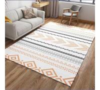 WSNCXFW Tapis Chauffant électrique en graphène, Tapis Chauffant pour Sol avec minuterie, Chauffage Rapide pour Les Pieds, Chauffage d'intérieur pour Salon, Chambre à Coucher, Bureau,G,100 * 150CM