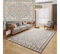 WSNCXFW Tapis Chauffant électrique en graphène, Tapis de Sol Chauffant Portable avec Thermostat et minuterie, Chauffage Radiant Infrarouge sous Le Bureau, pour la Maison et Le Bureau,C,100 * 200cm