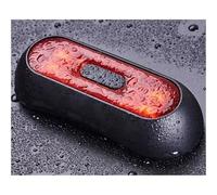 WSNZYT Moto LED Feux Arrière Feu arrière de casque moto rechargeable, feu vélo, signal sécurité, lampe d'avertissement