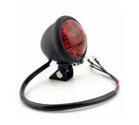 WSNZYT Moto LED Feux Arrière Moto 12V LED Style Adjustable Stop Tail Light Motorbike Brake Rear Lamp Taillight for Chopper