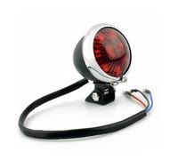 WSNZYT Moto LED Feux Arrière Moto 12V LED Style Adjustable Stop Tail Light Motorbike Brake Rear Lamp Taillight for Chopper