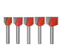 WSOOX 6mm Tige Fraises Set, Fraises à rainurer droites, Fraises pour surfaces dures, Fraise à bois raboter outil de travail du bois, Fraises pour menuiserie(13mm/15mm/16mm/18mm/20mm)