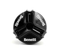 WSOPP Bouchon Remplissage D'huile Moto pour Benelli TRK 502 X TRK502 TRK502X TRK 502X Leoncino 500 Aluminium CNC Bouchon Moteur avec Logo Ajustement étanche Et Résistant à La Chaleur,Black Style