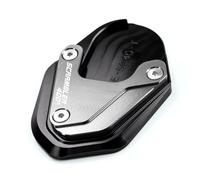 WSOPP Plaque d’Extension Béquille Moto Para Triumph Scrambler 400X 400 X 2023 2024 2025 Speed 400 Aluminium CNC Support Latéral Antidérapant Résistant Aux Chutes Accessoires