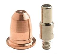 WSP-08001/WSP-08002 Lot de 20 embouts d'électrode pour torche à plasma Klutch 275i 375i P400DV P300i avec 10 électrodes et 10 buses, ouverture de 0,8 mm