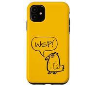 WSP! What's Up Funny Sarcastic Parrot Illustration Graphic Coque pour iPhone 11