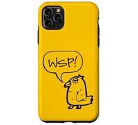 WSP! What's Up Funny Sarcastic Parrot Illustration Graphic Coque pour iPhone 11 Pro Max