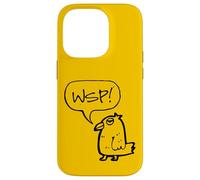 WSP! What's Up Funny Sarcastic Parrot Illustration Graphic Coque pour iPhone 14 Pro