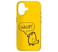 WSP! What's Up Funny Sarcastic Parrot Illustration Graphic Coque pour iPhone 17