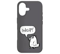 WSP! What's Up Funny Sarcastic Parrot Illustration Graphic Coque pour iPhone 17