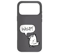 WSP! What's Up Funny Sarcastic Parrot Illustration Graphic Coque pour iPhone 17 Pro Max
