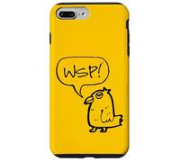 WSP! What's Up Funny Sarcastic Parrot Illustration Graphic Coque pour iPhone 7 Plus/8 Plus