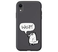 WSP! What's Up Funny Sarcastic Parrot Illustration Graphic Coque pour iPhone XR