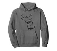 WSP! What's Up Funny Sarcastic Parrot Illustration Graphic Sweat à Capuche