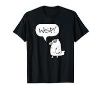 WSP! What's Up Funny Sarcastic Parrot Illustration Graphic T-Shirt