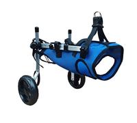 WSPWFQ Fauteuil roulant pour chien avec support de jambe arrière - Design réglable en maille respirante, solution de mobilité idéale pour les animaux de petite et moyenne taille (S)