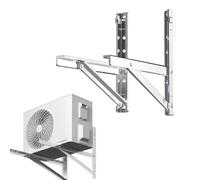 WSPWFQ Support mural robuste en acier inoxydable de 1,6 mm d'épaisseur avec bords arrondis, peut supporter jusqu'à 450 kg (1 à 1,5 chevaux)