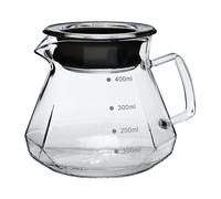 WSQHAO Cafetière en verre borosilicate haute résistance avec anse, idéale for la cuisine pour Café(Color 2)