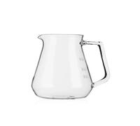 WSQHAO Cafetière/théière 360 ml/600 ml, tasses à lait, idéale for la cuisine, avec couvercle en verre offert pour Café(Transparent)