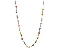 WSQHAO Collier de disque en céramique coloré, bijoux réglables faits à la main, artistique pour Femmes(Color6)