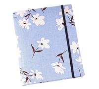 WSQHAO Couverture en Tissu Lin 6 Pouces, 200 Pochettes, Album Photo, laçage, Stockage d'images créatif, de Scrapbooking pour Photos(Color 1)