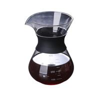 WSQHAO Ensemble cafetière à filtre portable avec en acier inoxydable et carafe verre for une utilisation domestique pour Café(400ml no filter)
