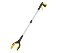 WSQHAO Outil Manuel Pliable, collecteur de déchets, ramasseur Portable avec Pince antidérapante, Outil ramassage, à, Chaussures, 2 pièces pour Jardin(Yellow)