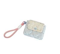 WSQHAO Pack de Cartes étoiles, 4 pièces, Design Boutons, Sac Rangement for écouteurs, caméra CCD, Doux et pour CCD(Blue White)