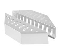 WSQHAO Panier à Charbon De Bois 2 pièces paniers à Charbon de Bois Support de Panier à Charbon en Acier Barbecue Porte-Charbon de Bois 38.5x11x7.5cm Charbon de Bois Robuste