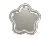 WSQHAO Plateaux En Résine Créatifs, Décoration De Maison, Plat À Bijoux, Forme Spéciale, Organisateur Plaque Rangement, Porte-clés Montre, Boucles D'oreilles, Bols Collier pour Bijoux(Flower-Silver)