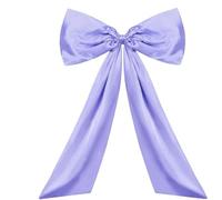 WSQHAO Ruban en Satin, Grand nœud de Coquette Suspendu, Papillon géant, décoration fête d'anniversaire pour Une Fête(Purple)